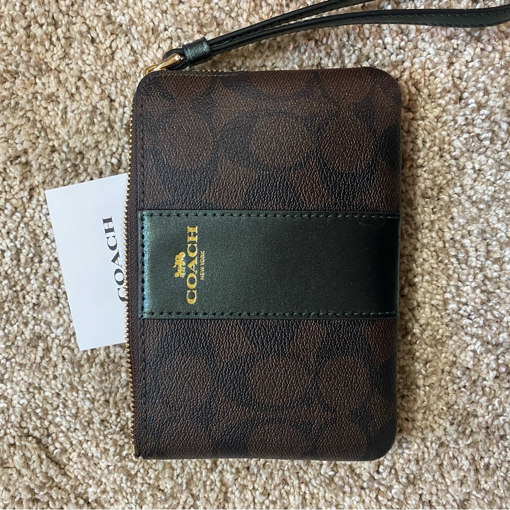 Coach mini wristlet